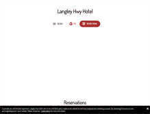 Tablet Screenshot of langleyhwyhotel.com